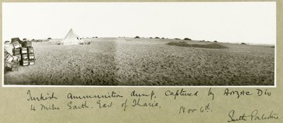 Turkish Ammunition Dump, Captured by ANZAC Division by Capt. Arthur Rhodes